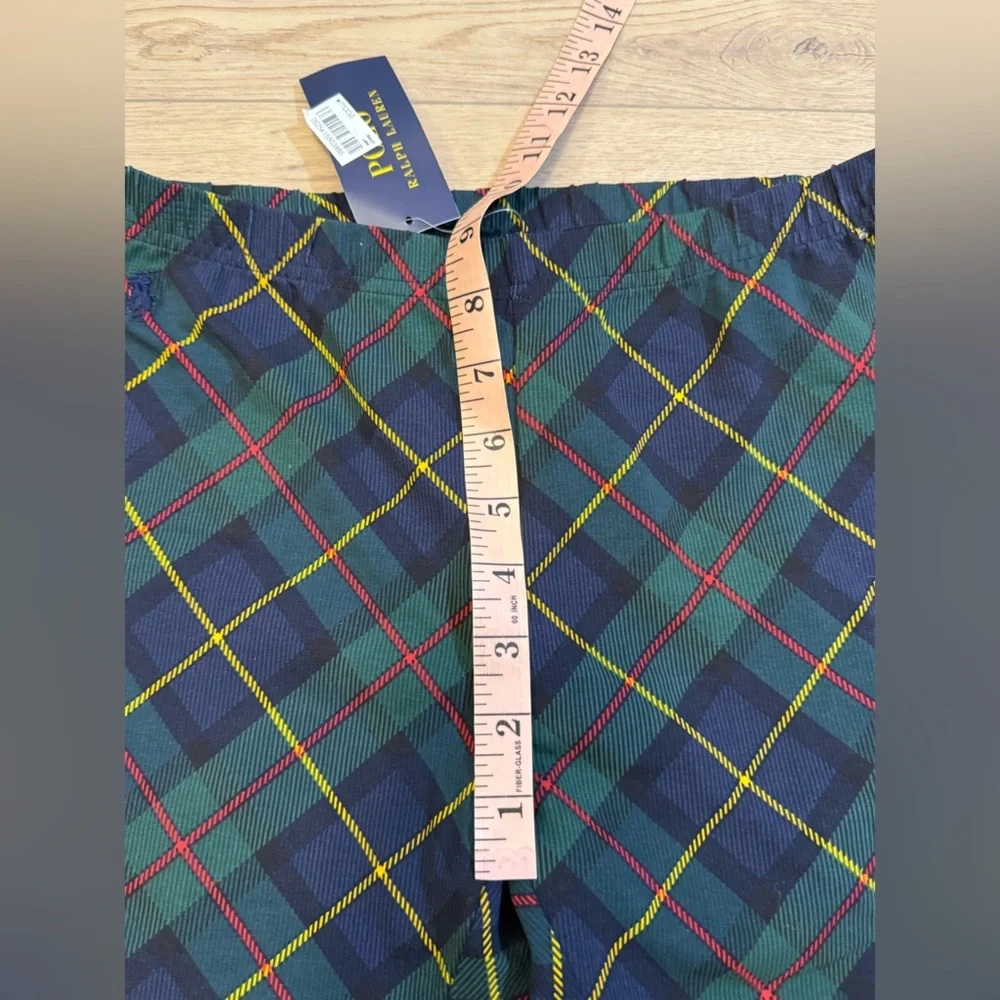 NWT Ralph‎ Lauren Youth Plaid leggings Large